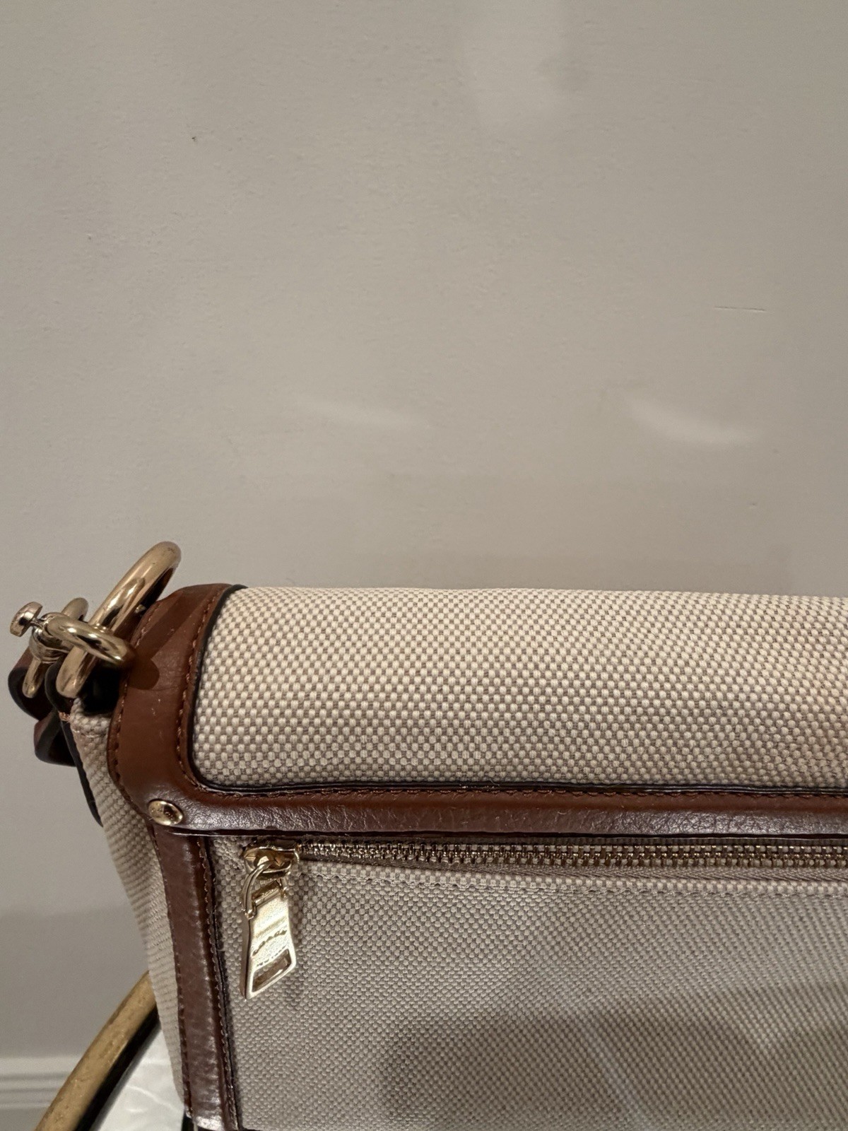 Coach Colorblock Horse Carriage Small Crossbody Turn Lock/Zip Gold Hardware