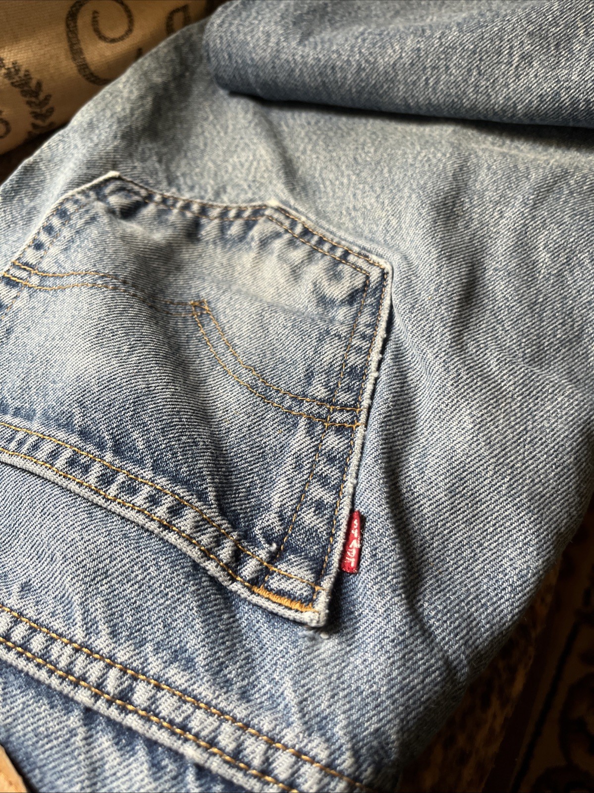 Levi’s 505 Series Men’s Light Blues Denim Sizew36-L34 Preowned