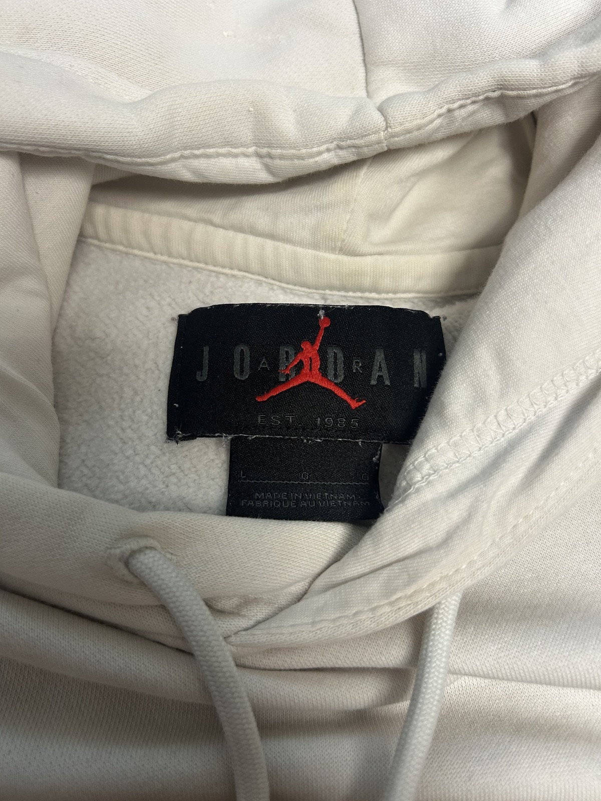 Nike Air Jordan Hoodie Mens Large Flight MVP Jumpman Hoodie Good Condition