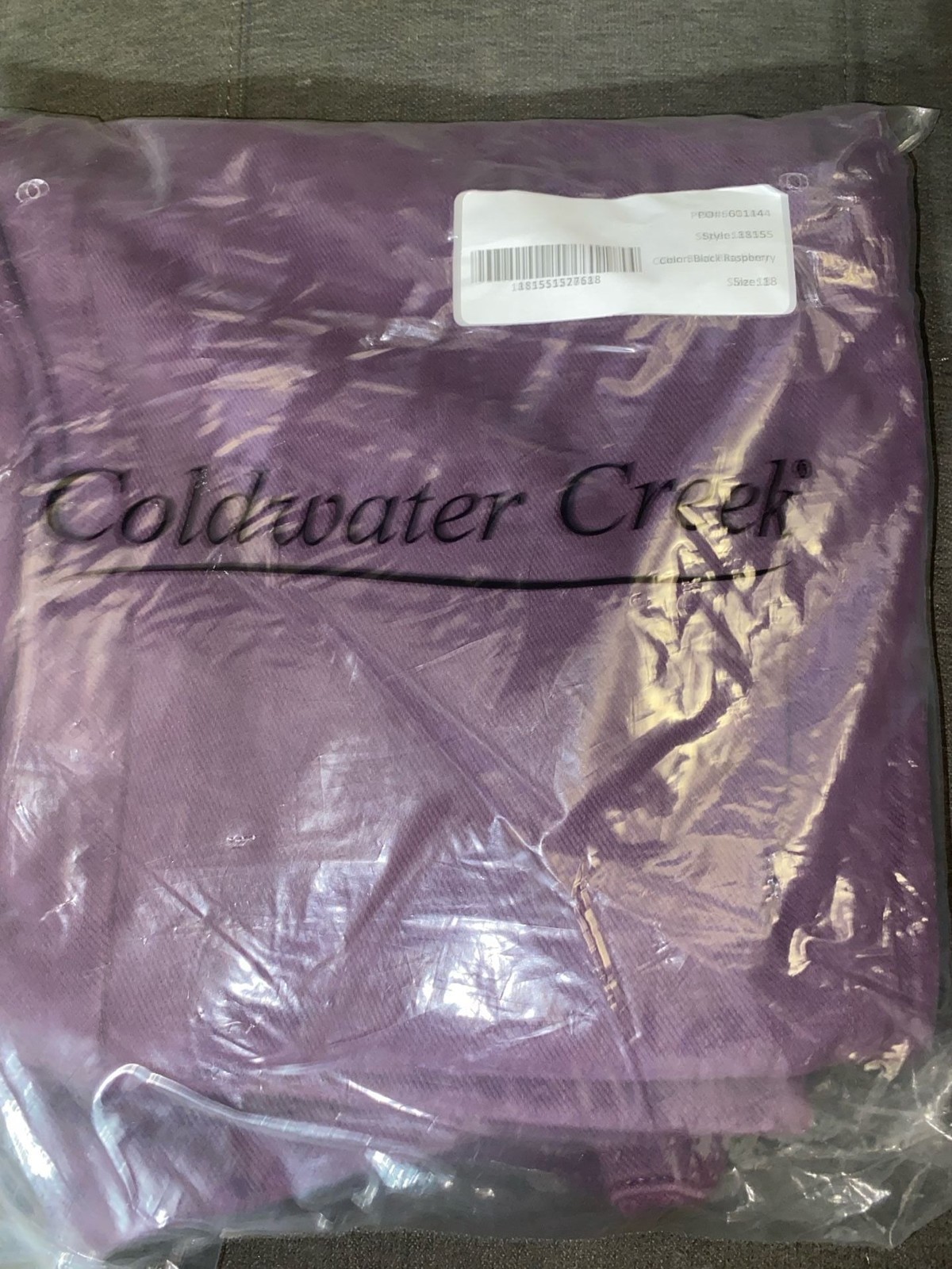 Coldwater Creek Women’s Bottoms in Black Raspberry Color, Size 18