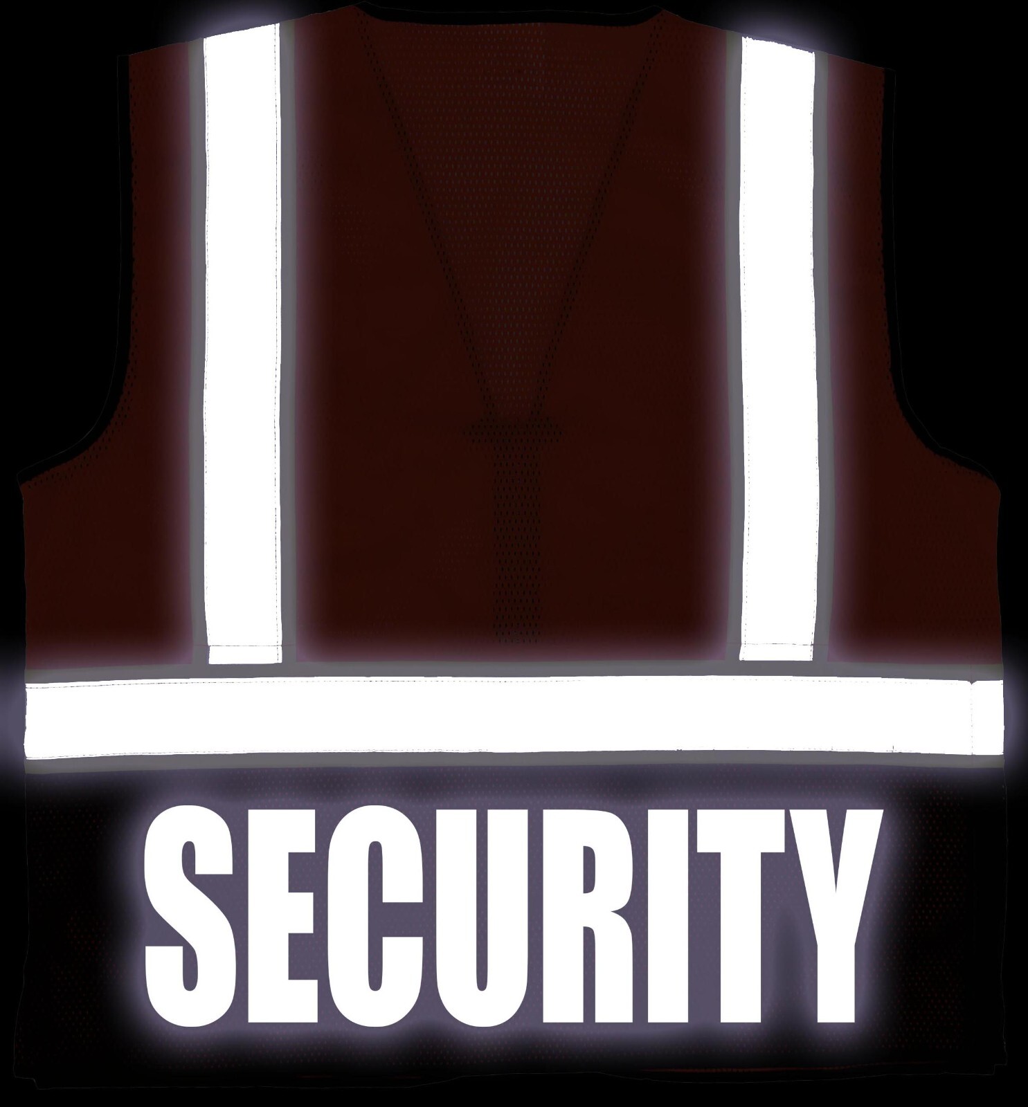 Security Survivor Safety Vest, Type R Class 2, Reflective logo Jumbo back pocket
