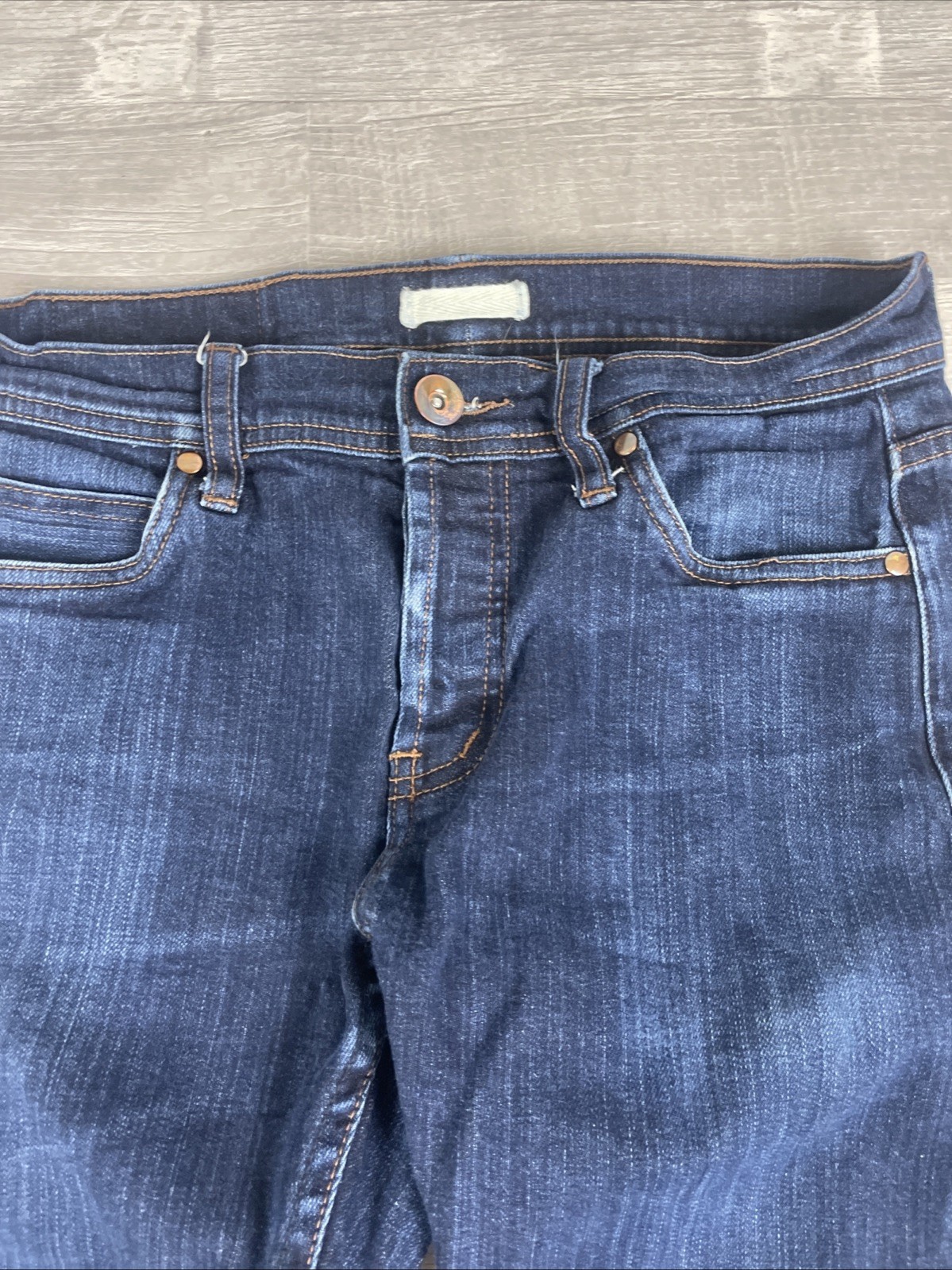 Y2k 2000s Selvedge Denim Jeans Mens 32×32 11 Oz Button Fly UB422