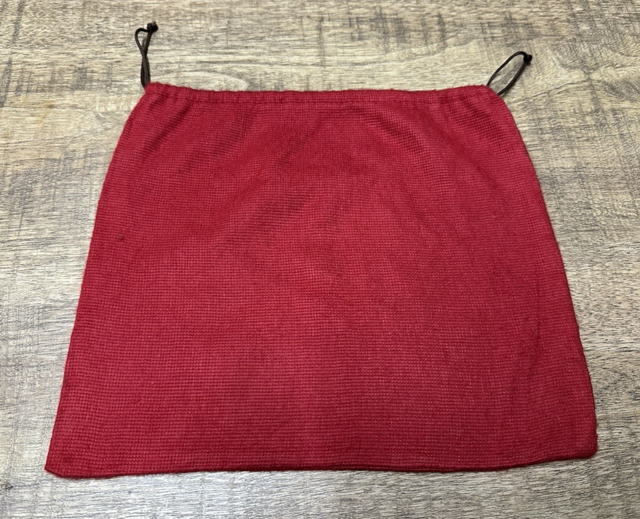 Lancel Paris small dust red bag 9.5 inches X 11 inches