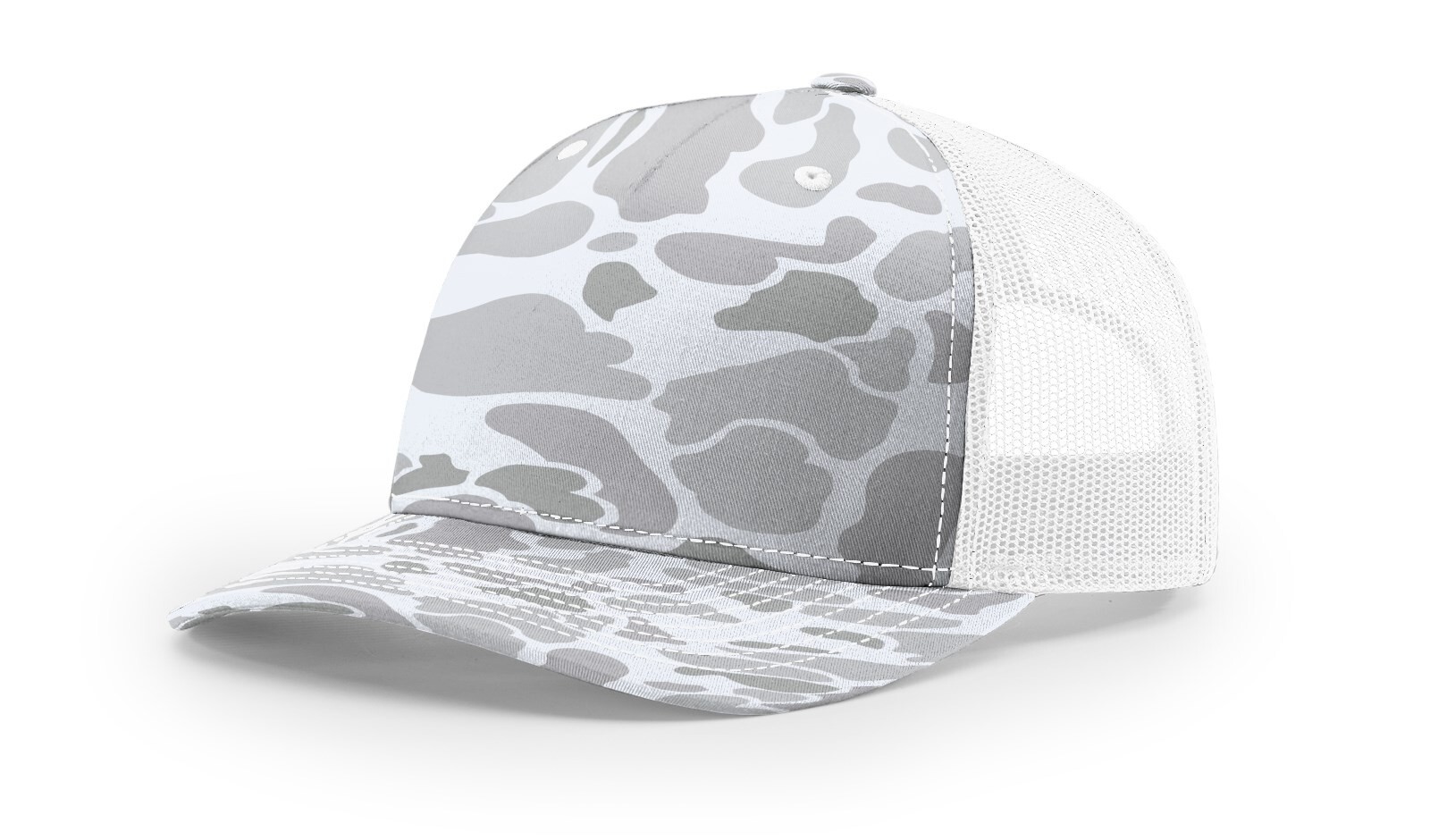 Richardson 5 Panel Trucker Cap 112FP Classic Style with Adjustable Duck Camo
