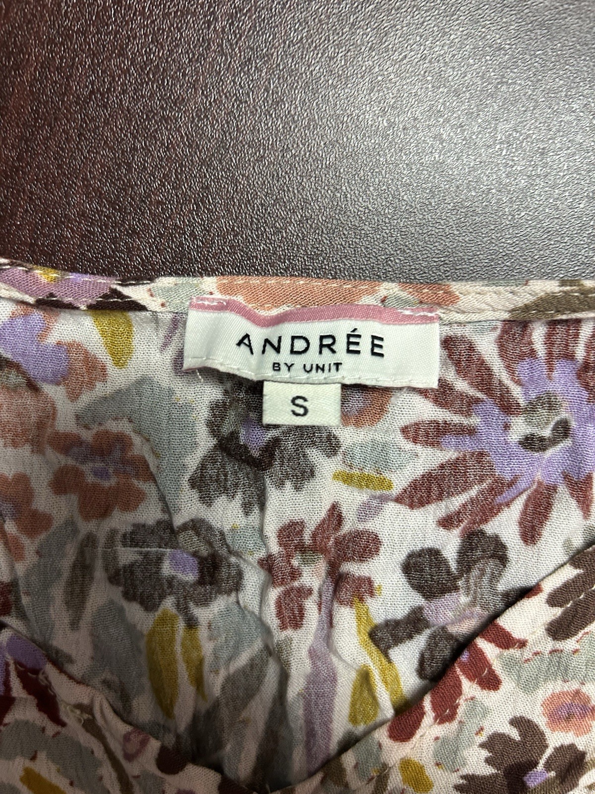 Andree Top Womens S Mod Florals 70s Bell Sleeve Colorful Hippie Fun New Retro