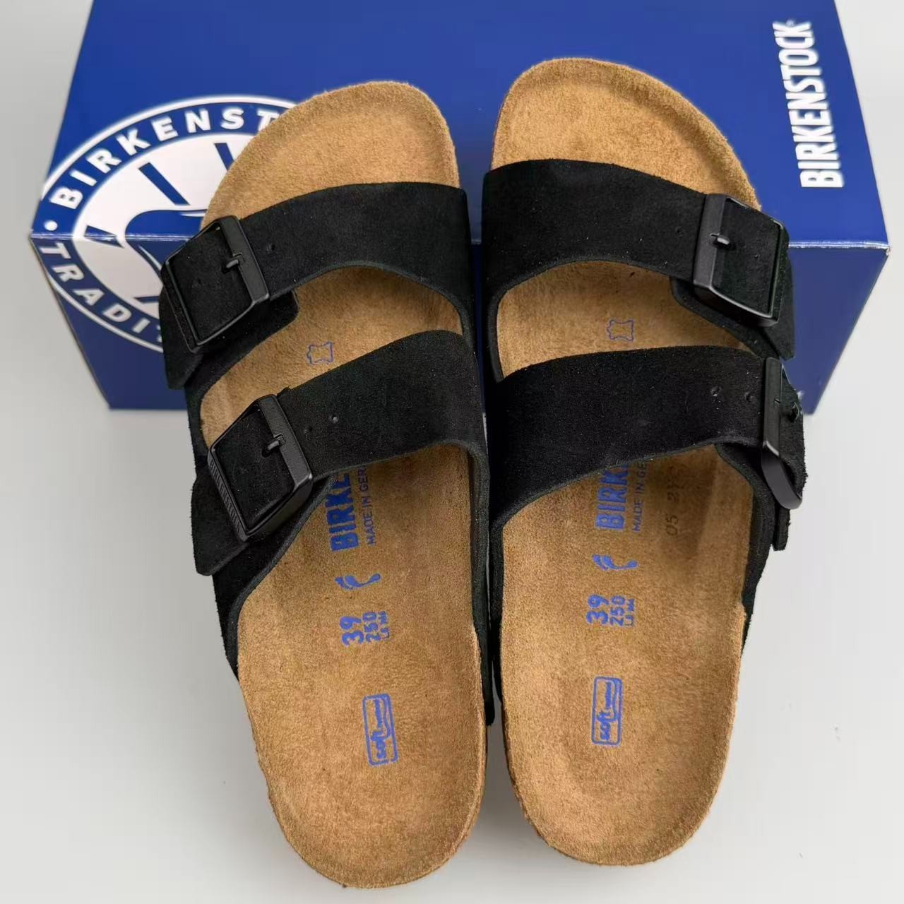 NEW Birkenstock Arizona Suede Leather Soft Footbed Unisex Sandals Select Sizes