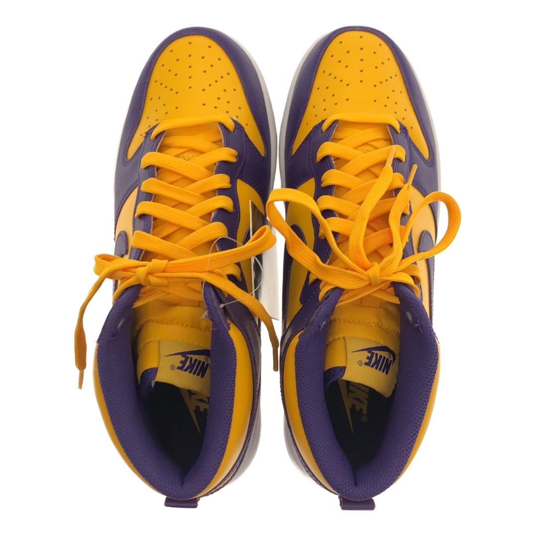 Nike DUNK HIGH “LAKERS” DD1399-500 27cm (10.63 in) Used NE51-0