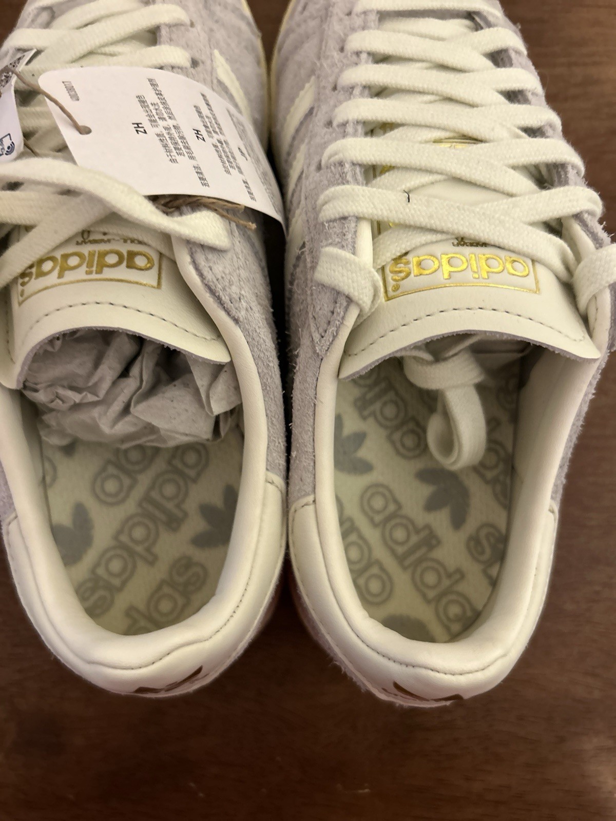 NEW ADIDAS JABBAR LO M 4.5/ W 5.5 Grey/Ivory/Vanilla JS0807 Sneakers Shoes