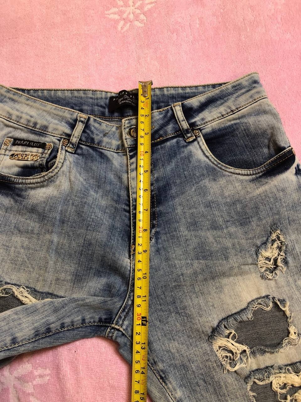 PHILIPP PLEIN COWBOY Wash Denim Jeans Size 27