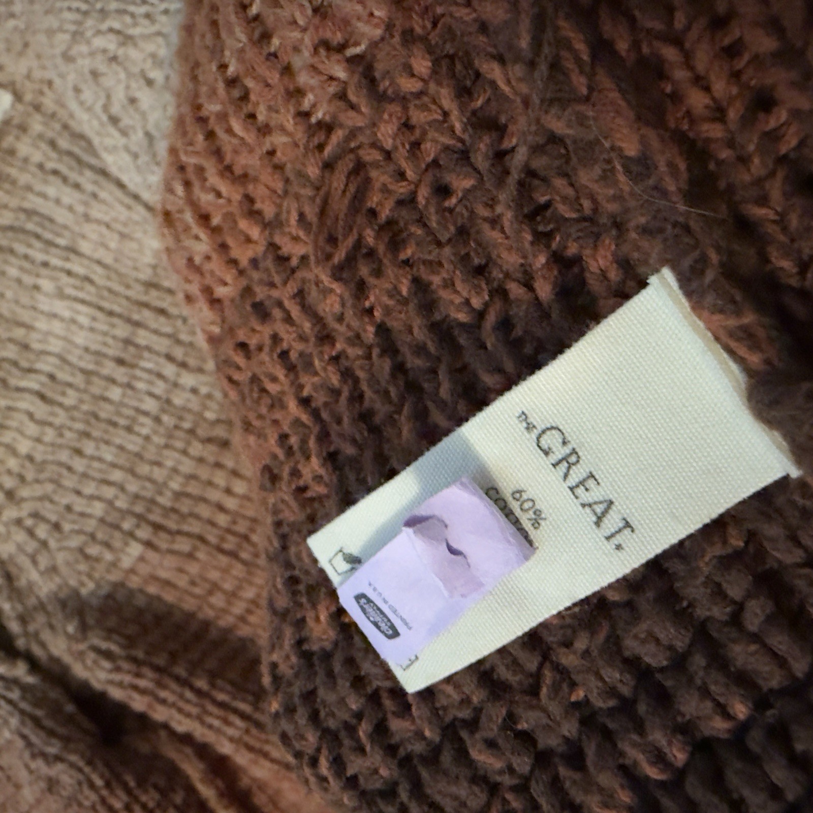 The Great The Dusk Cardigan In Marled Sunset Size 1 US Small