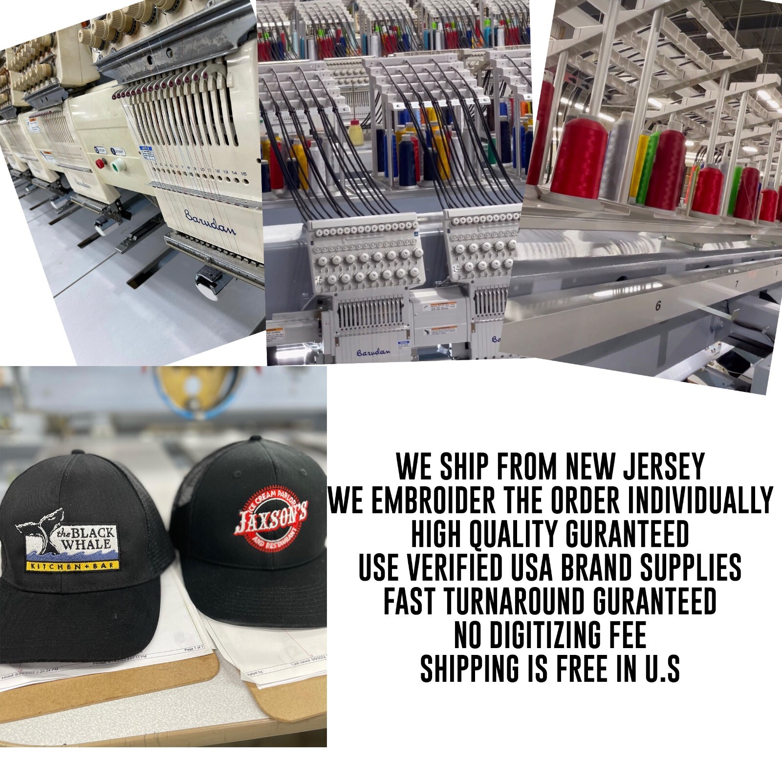 Ink Stitch Your Own Custom Logo Texts Stitching Men Enhanced Fleece Jackets
