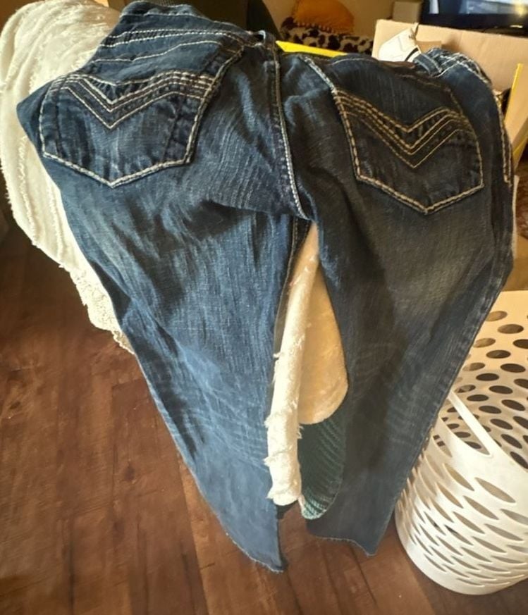 Harley-Davidson Men’s Straight Leg Denim Jeans, Size 32×34