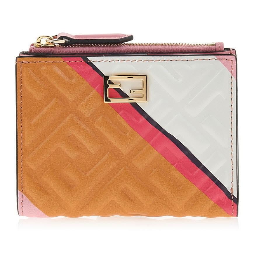FENDI Women’s FF Logo Medium Bifold Wallet 8M0447 AK2K F0W52