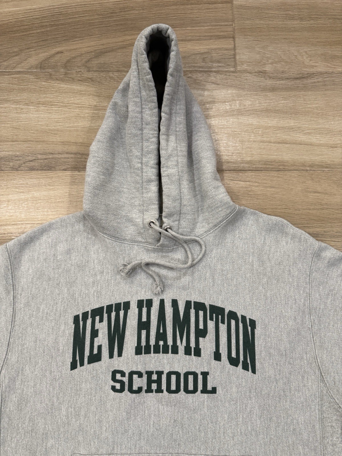 New Hampton School Hoodie Sweatshirt LARGE Champion Reverse Weave New Hampshire
