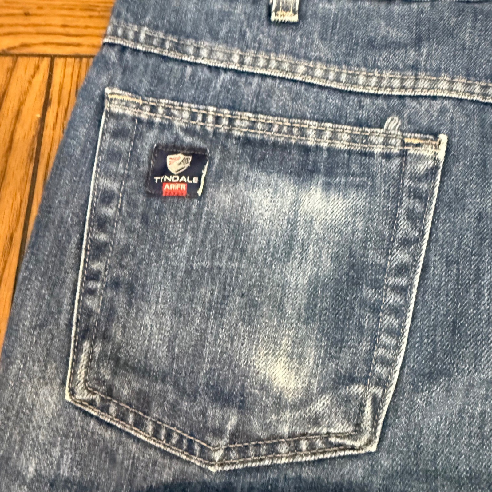 Tyndale FRMC Mens Flame Resistant Work Jeans Blue Denim 36×34 F290T Made in USA