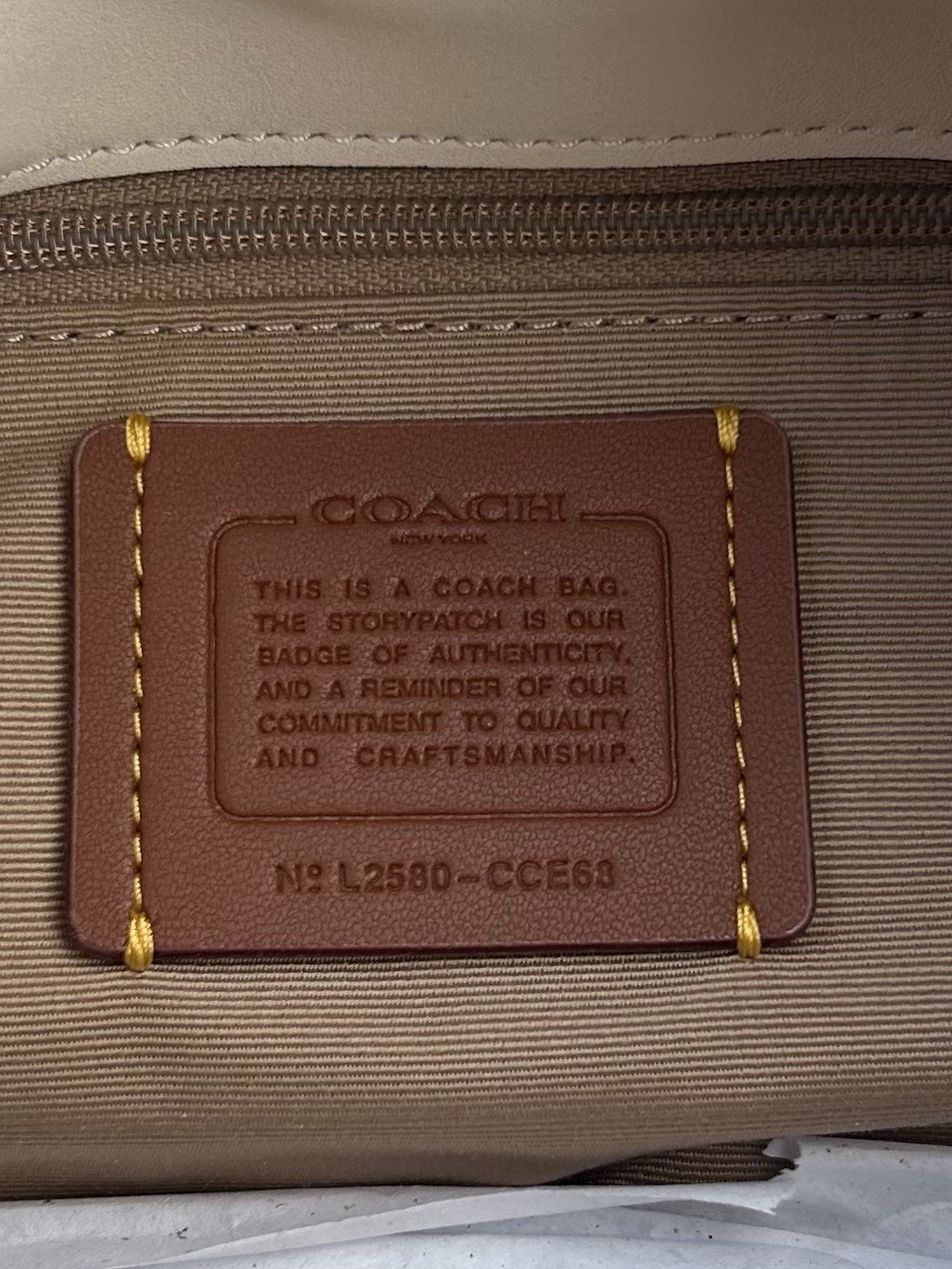 Coach Large Faye Clutch CCE68 Chalk Bone White Leather Bag New With Tags NWT