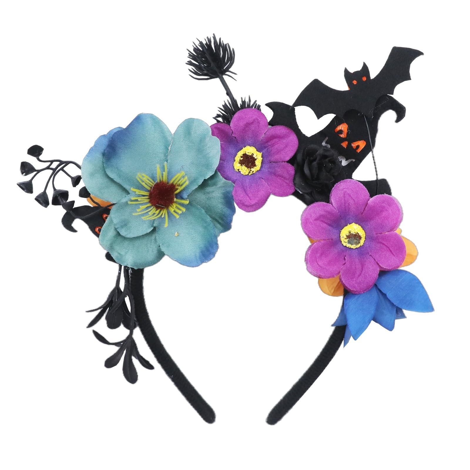 KorViSHOW Halloween Headband Ghost 20×25 cm (7.87 x 9.84 inches), Purple