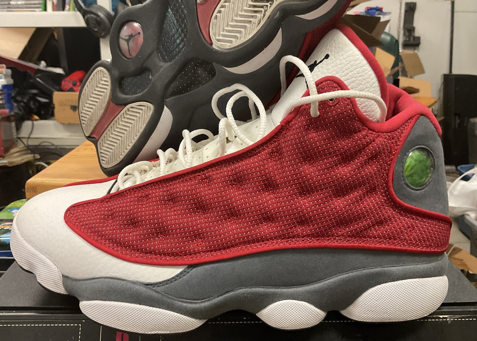 2020 Nike Air Jordan Retro 13 Red Flint Red Sz 10 Men’s Sneakers DJ5982-600 Used
