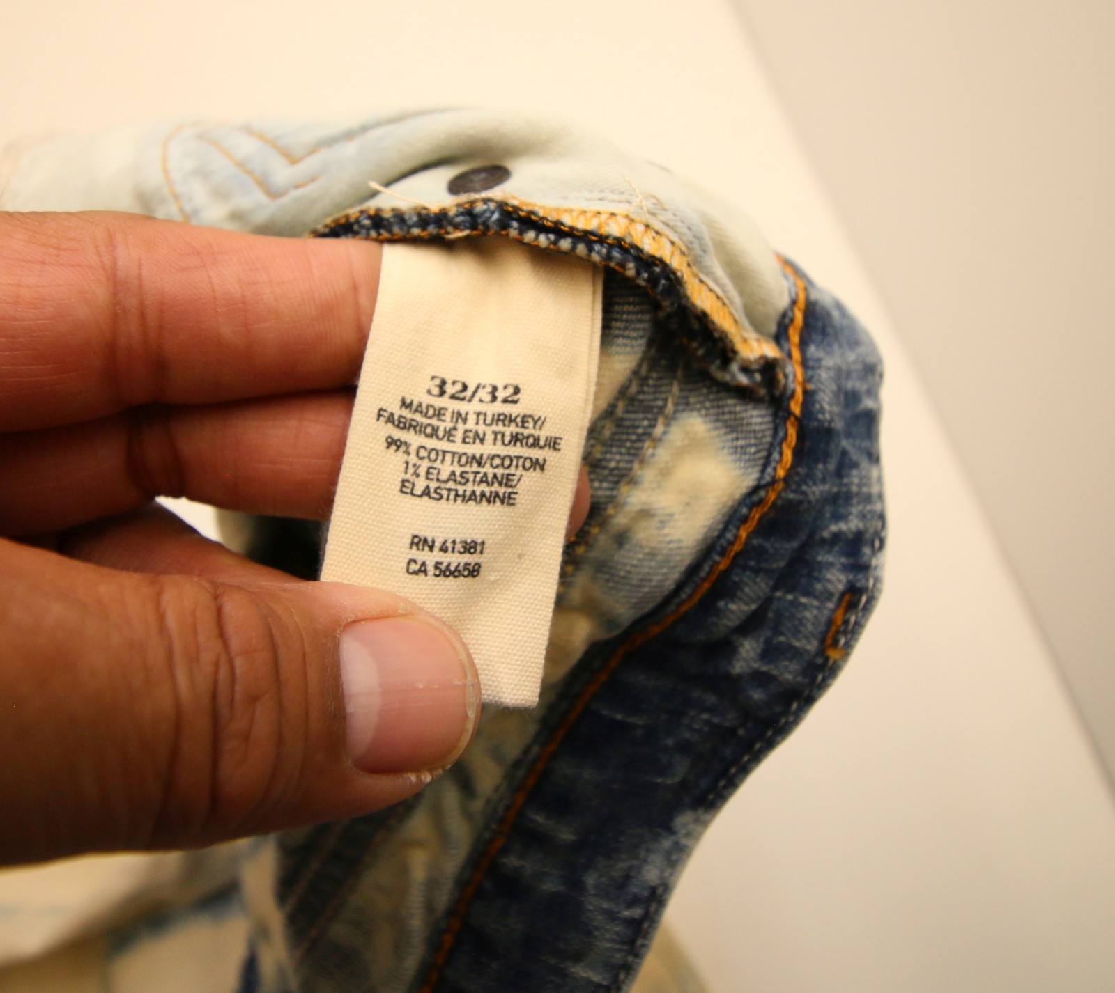 Denim & Supply Ralph Lauren Bleached Skinny Jeans Womens 32 34″Waist STAINS READ