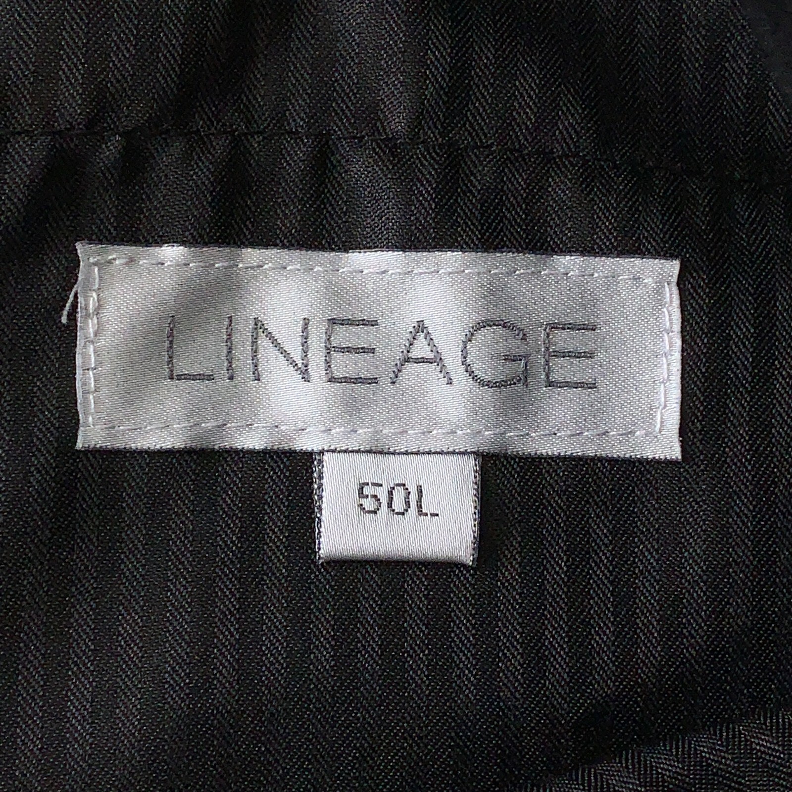 Lineage Men’s Size 50 X 38 Raw Hem Blue Flat Front Straight Leg Suit Pants NWT