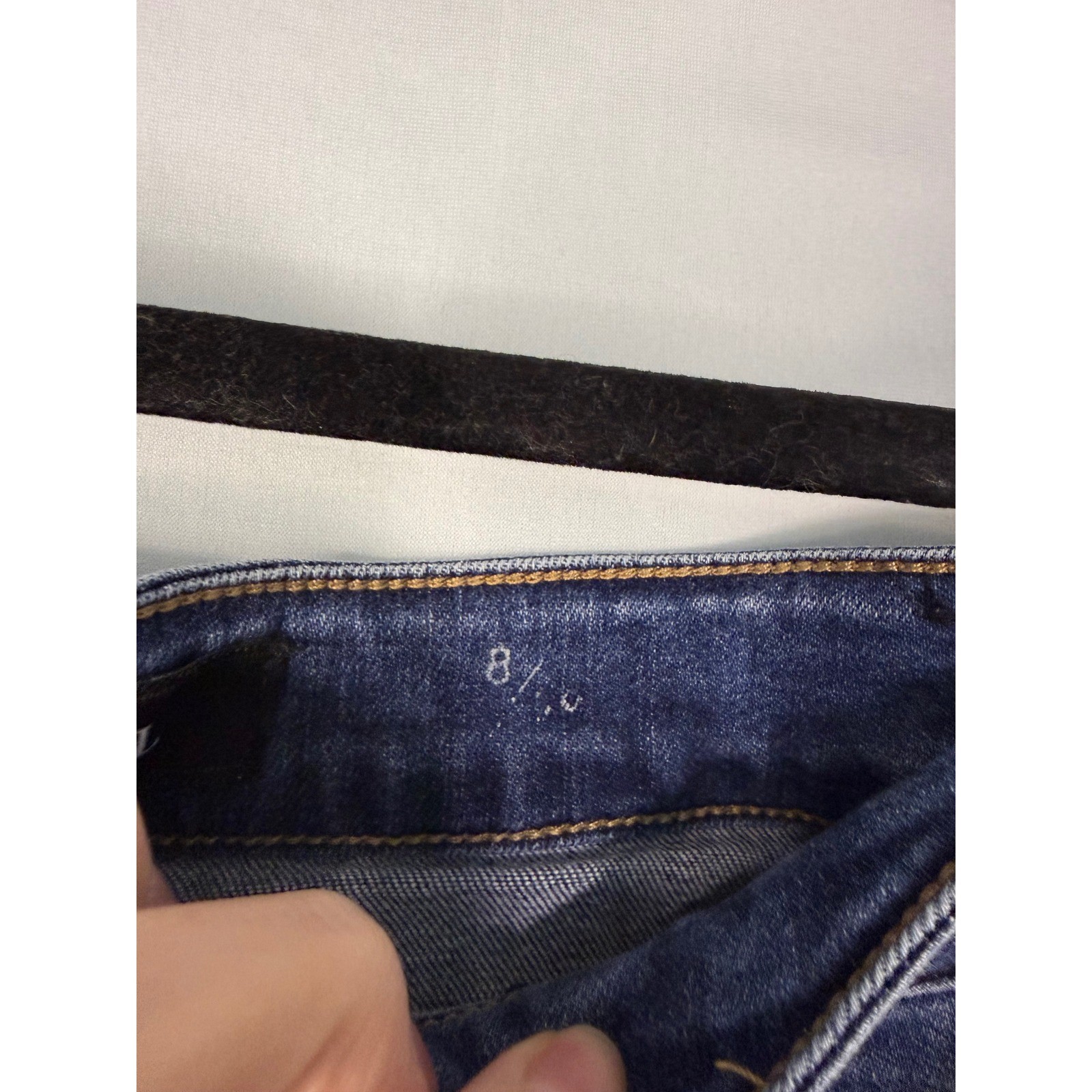 Liverpool Bermuda Denim Shorts Womens 8 Blue Montauk Mid Wash Stretch LM9027P11