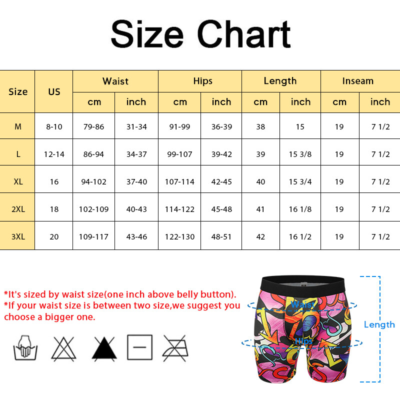 Random 3 Pack Men Boxer Briefs Funny Novelty Boys Underwear Stretch Sport Trunks