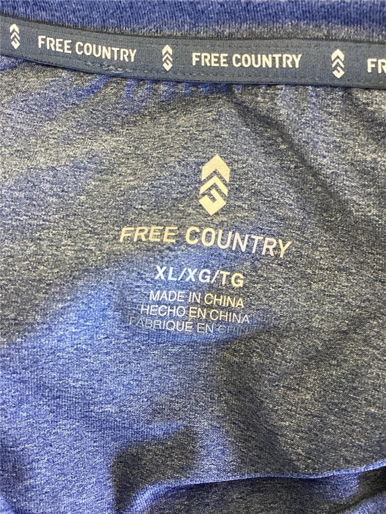 + Free Country MICROTECH CHILL Womens Chambray Short Sleeve Size XL NEW