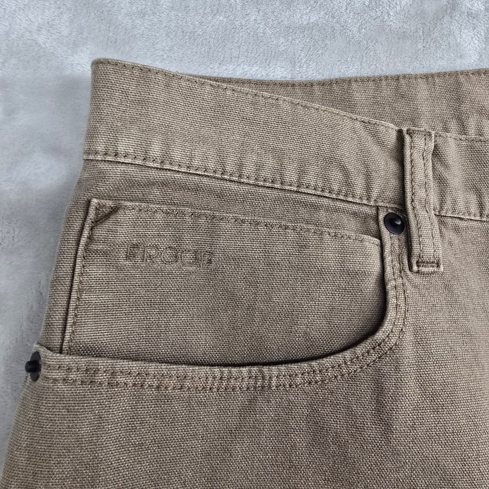 PROOF Rover Straight Fit Men’s 33×30 Tan Canvas Utility Pants Huckberry NEW