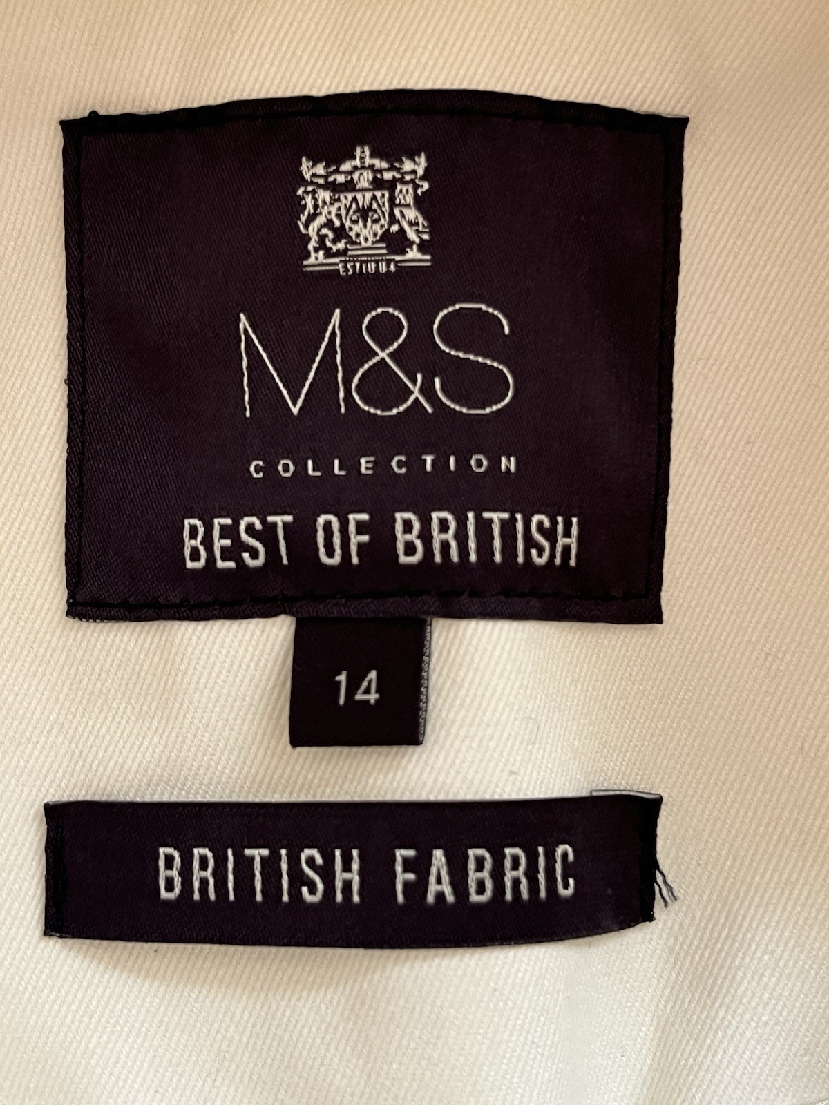 Marks & Spencer Fabulous Trench Coat in Warm White