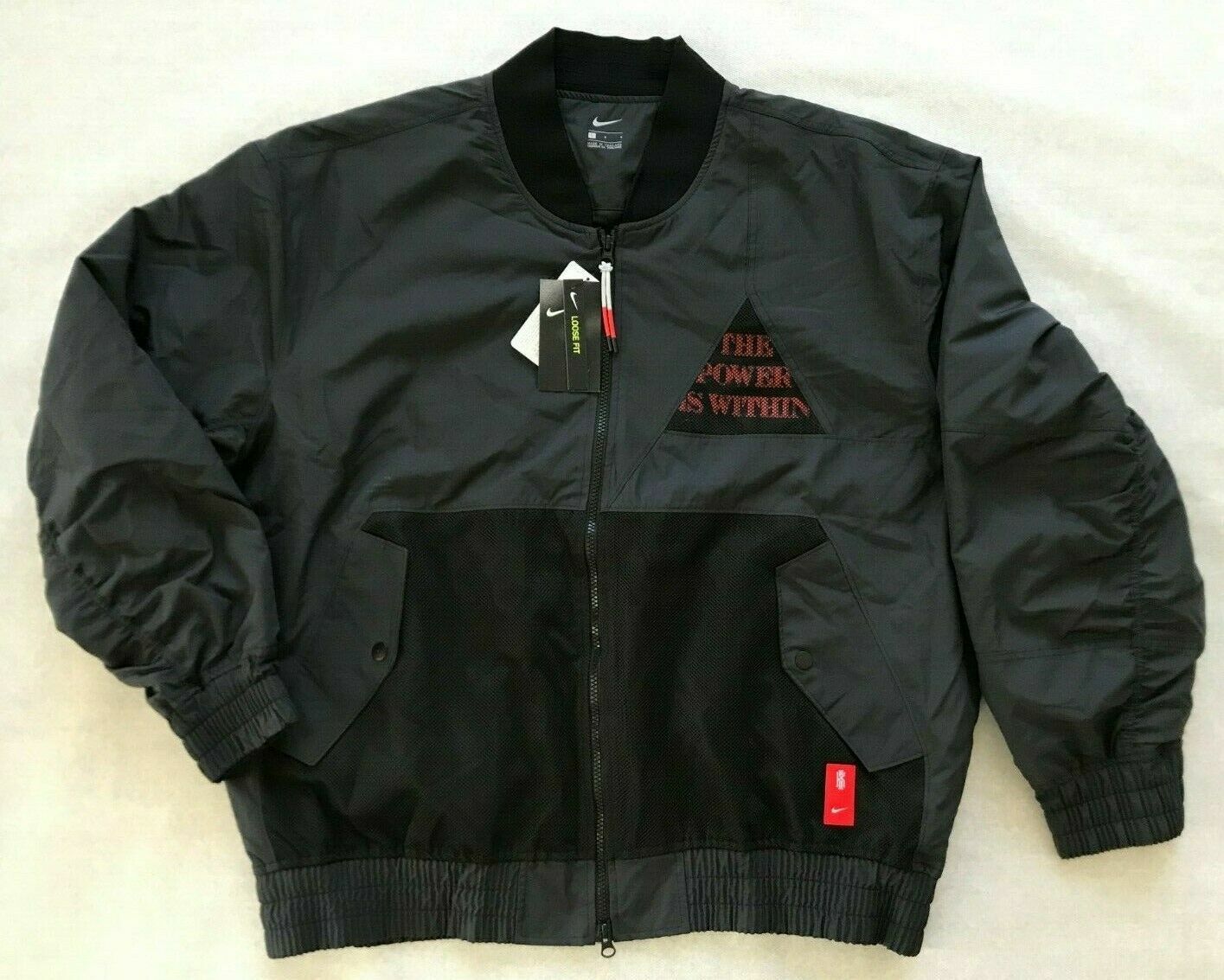 Nike Kyrie Protect Jacket Men’s CK6670-010 SAMPLE Black Size 2XL-TALL 2XLT $185