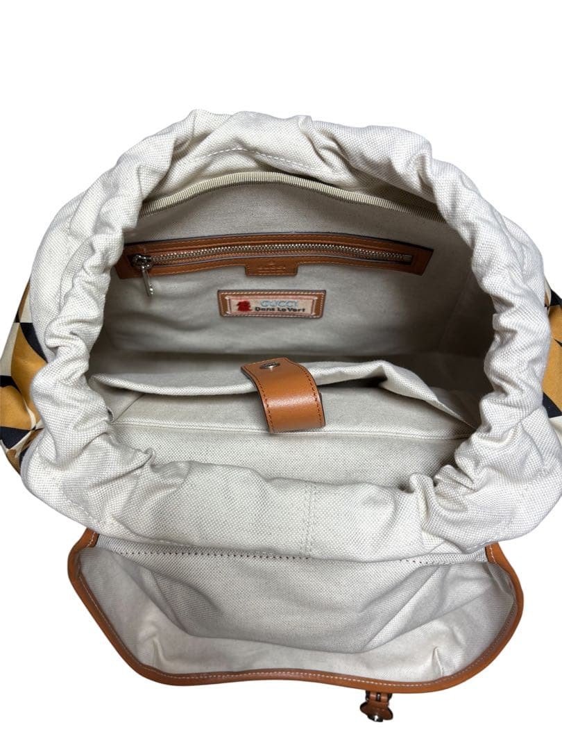 New GUCCI Rabbit Square G Nylon Backpack Gift Present 0629b