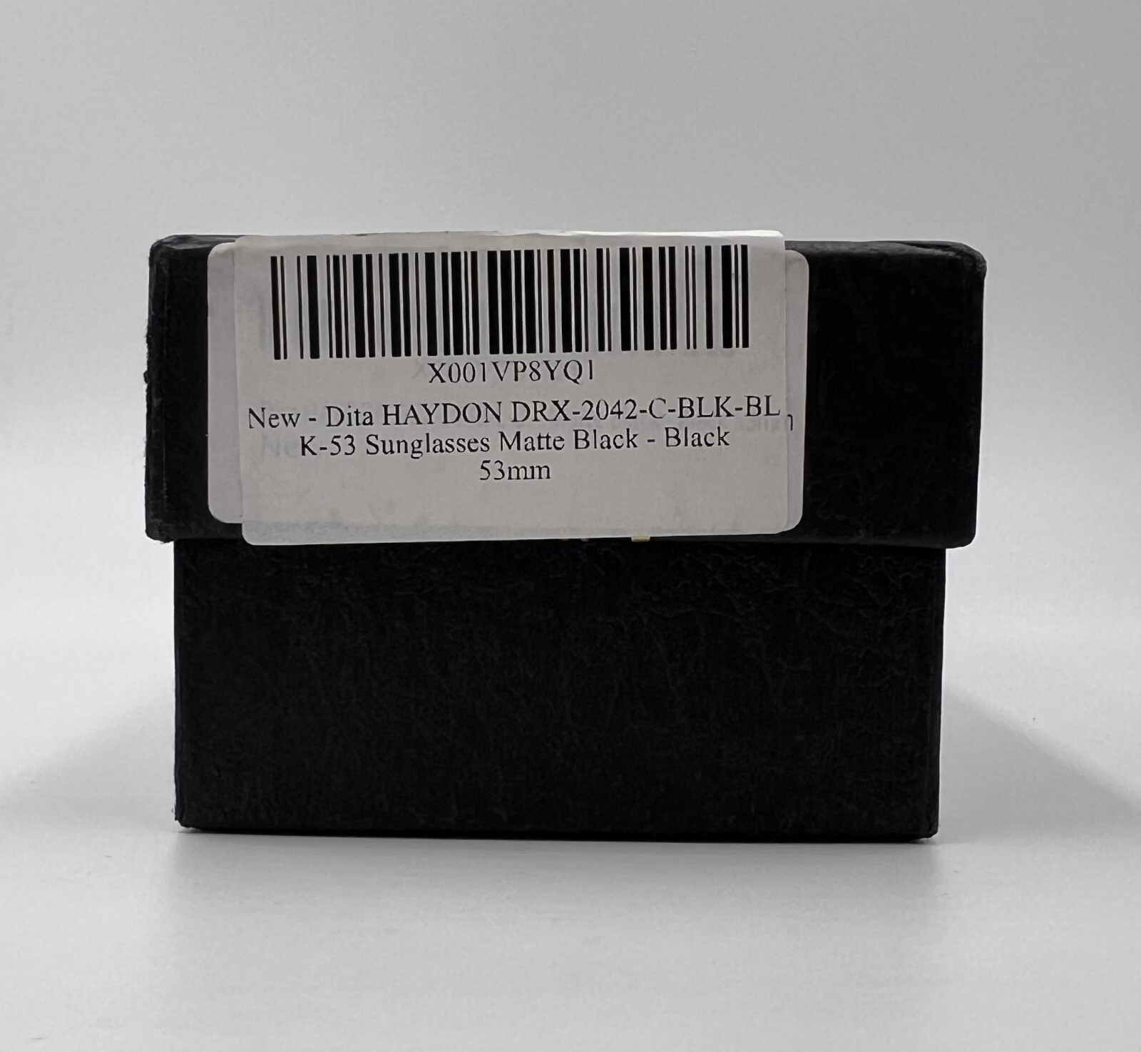 Authentic DITA Haydon DTX-2042-C-BLK-BLK-53 Matte Black w/Blue Lens Sunglasses
