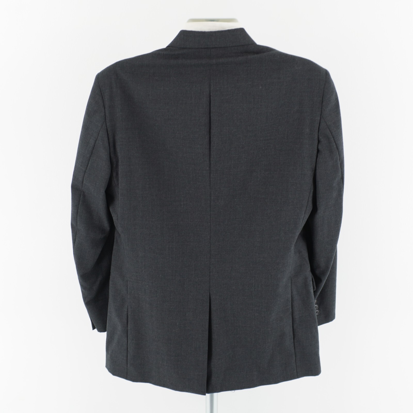 Tailors Row Deansgate Worsted Wool Gray USA 2 Button Blazer Sport Coat 42L
