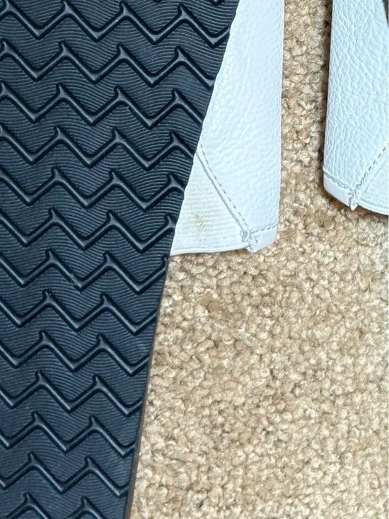 Calvin Klein Black & White Logo Slide Sandals