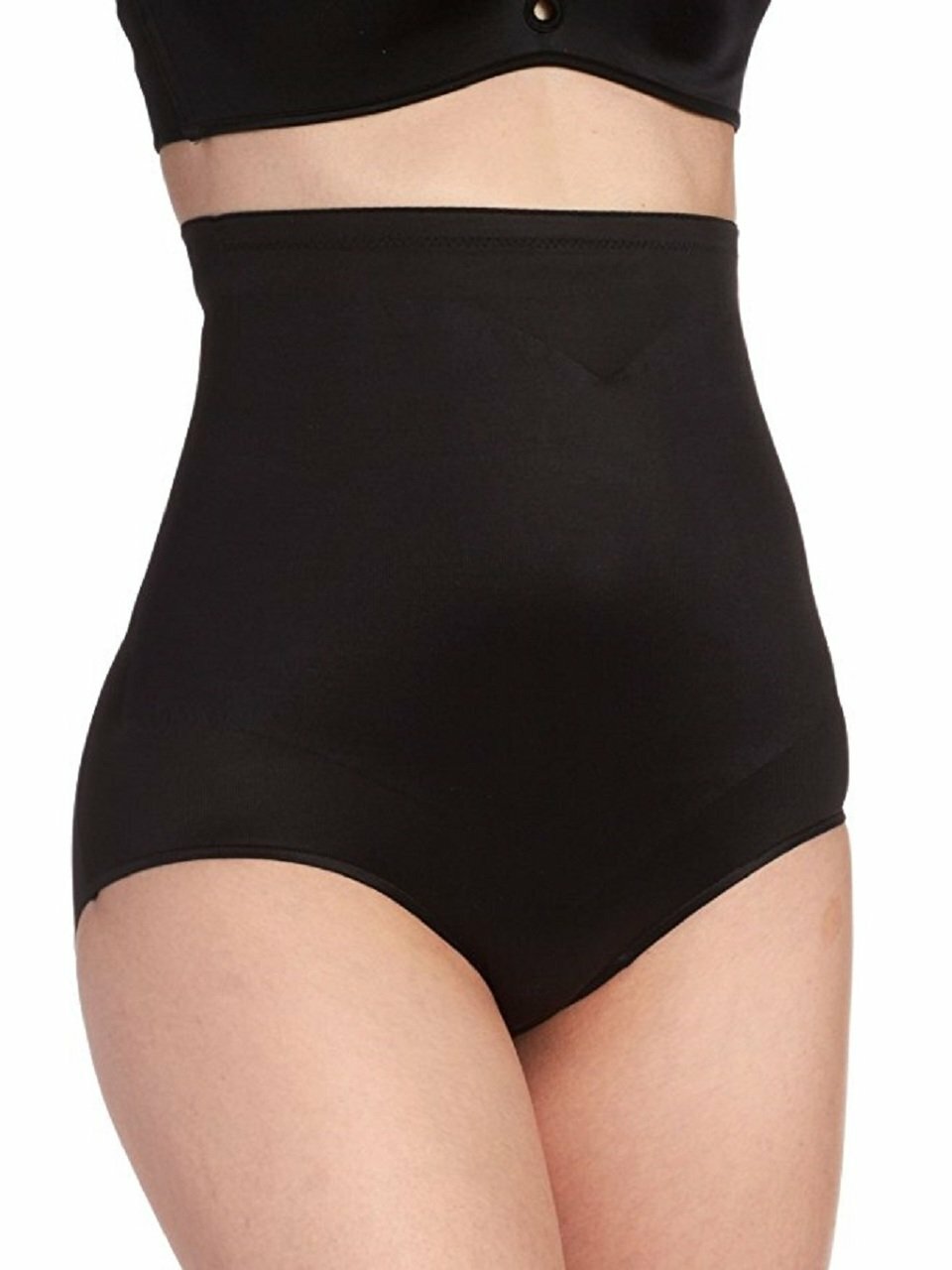 NEW TC FINE INTIMATES ADJUST PERFECT HI-WAIST BRIEF 4175 Black sz Small