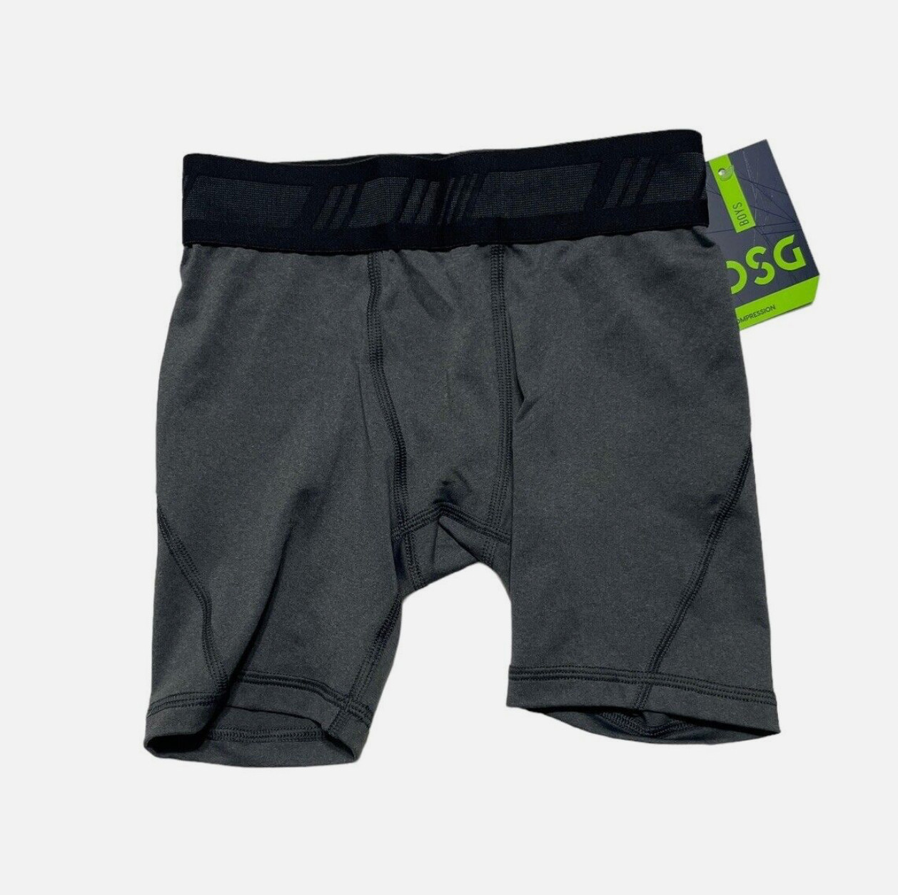 Boys’ DSG Compression Shorts Size Small Dark Heather Grey NEW