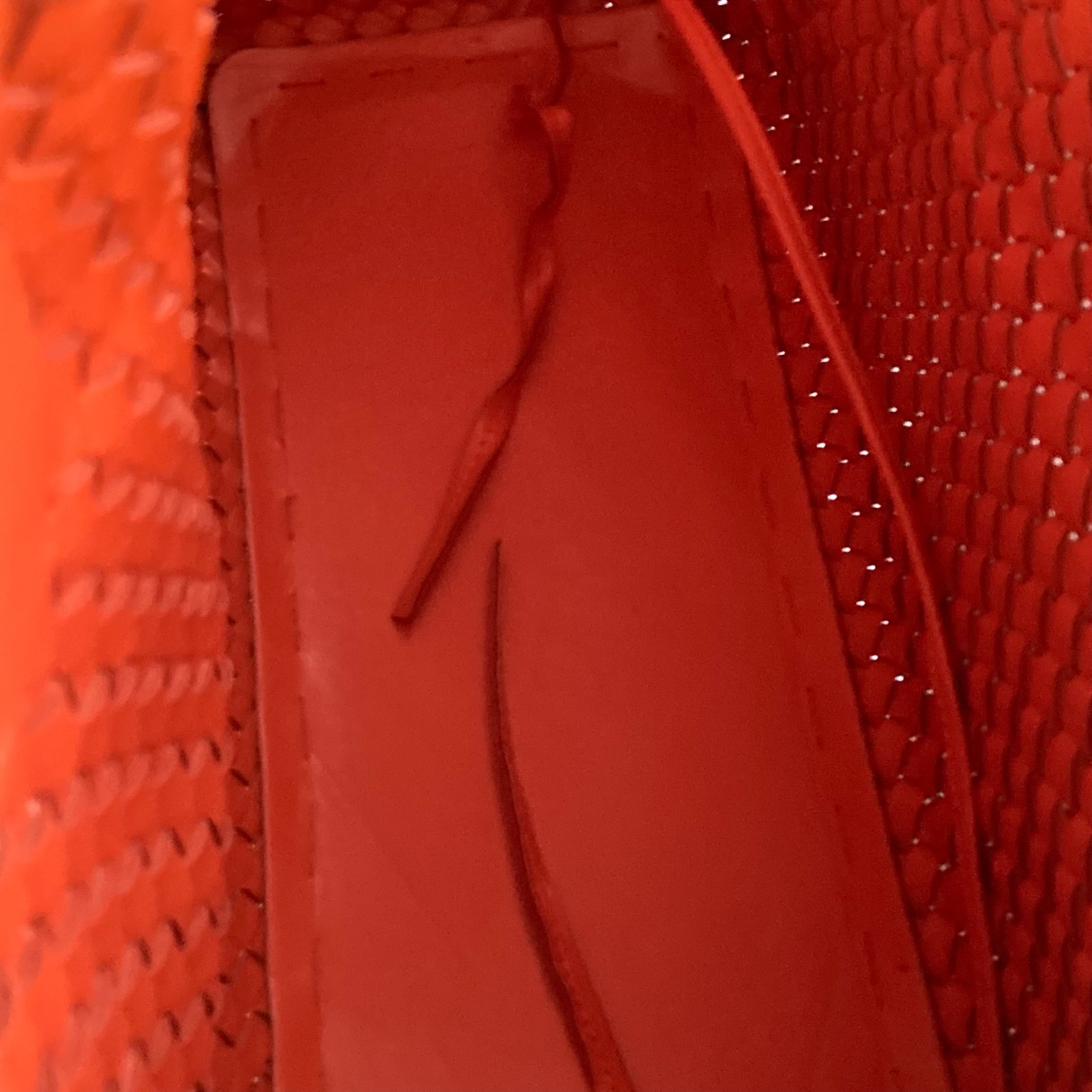 Woven Nappa Leather Tote Bag 21″ Intrecciato Shopper Lambskin Orange Large