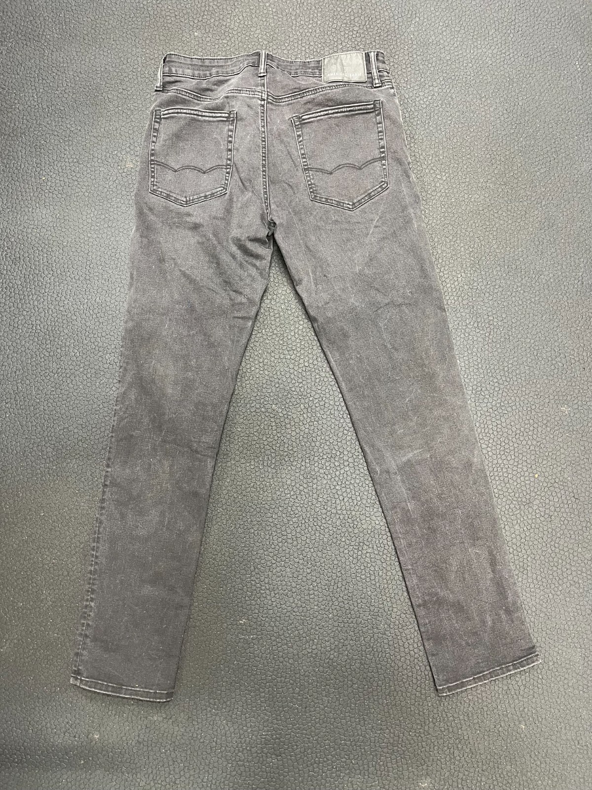 American Eagle Mens Jeans 32×34 Slim Straight Black