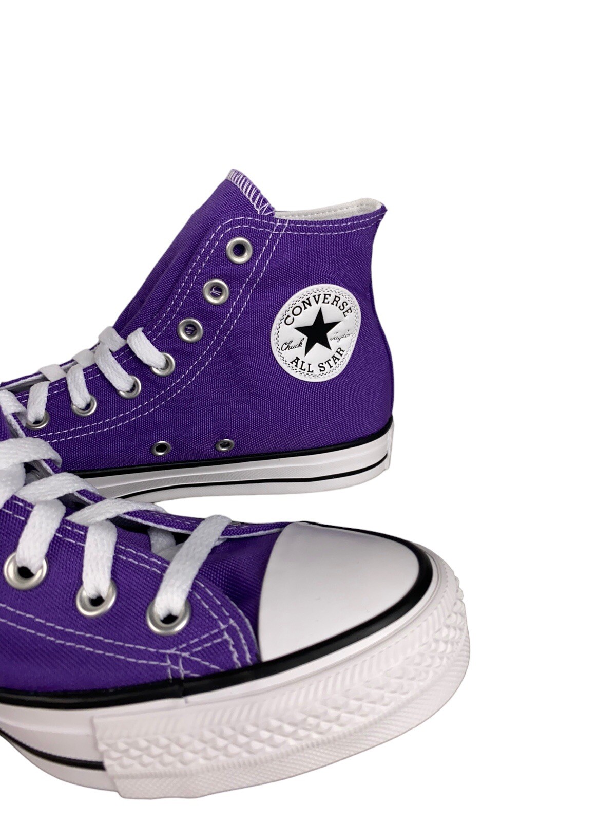 NEW Converse Chuck Taylor All Star Hi B Grade Purple White Mens Size 8 137833F
