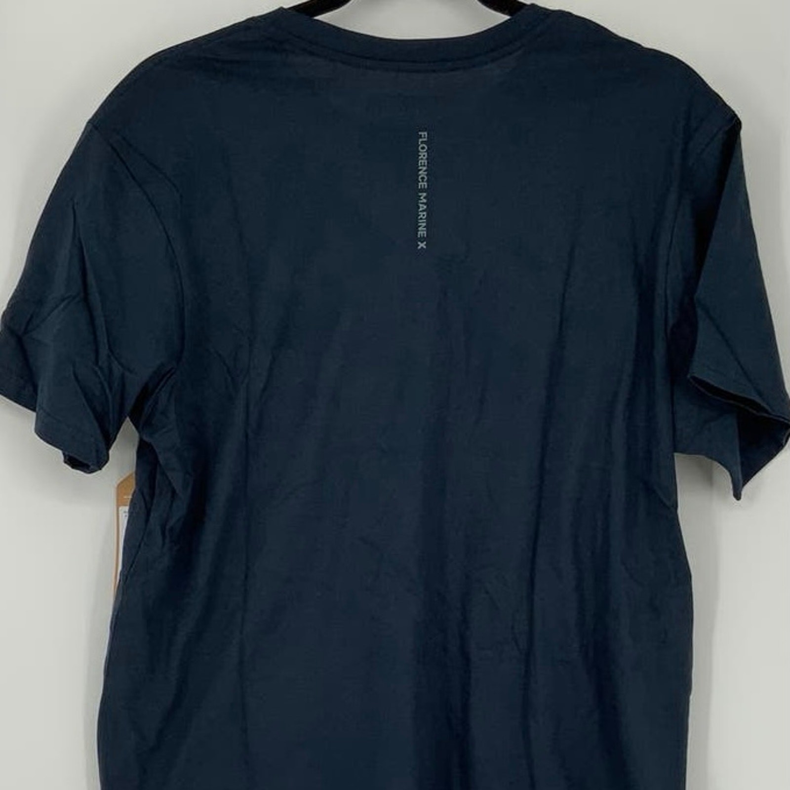 NEW! Florence Marine X Men’s Large Catamaran Organic Navy T-Shirt $38 msrp M5-2