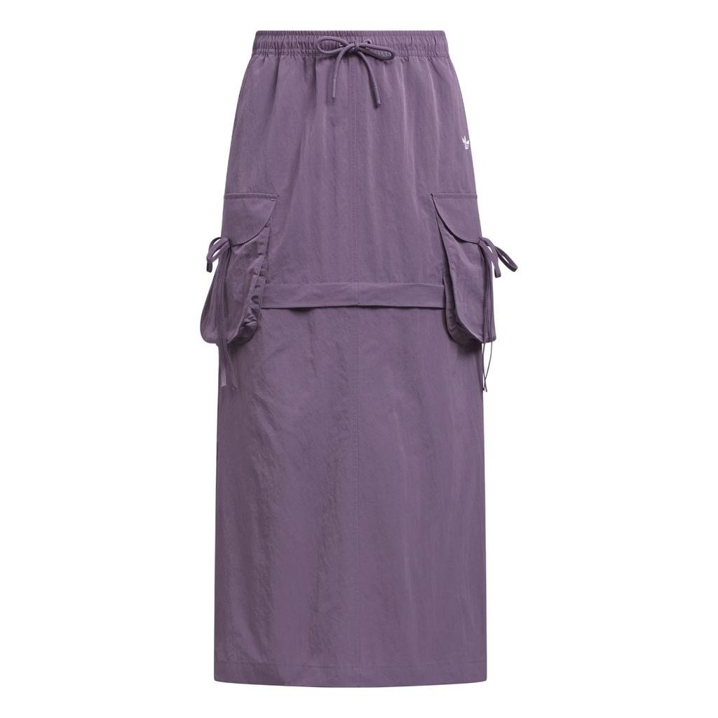 adidas Originals Cargo Multi-Pocket Work Skirt Dark Violet US XS Asia S KB8963