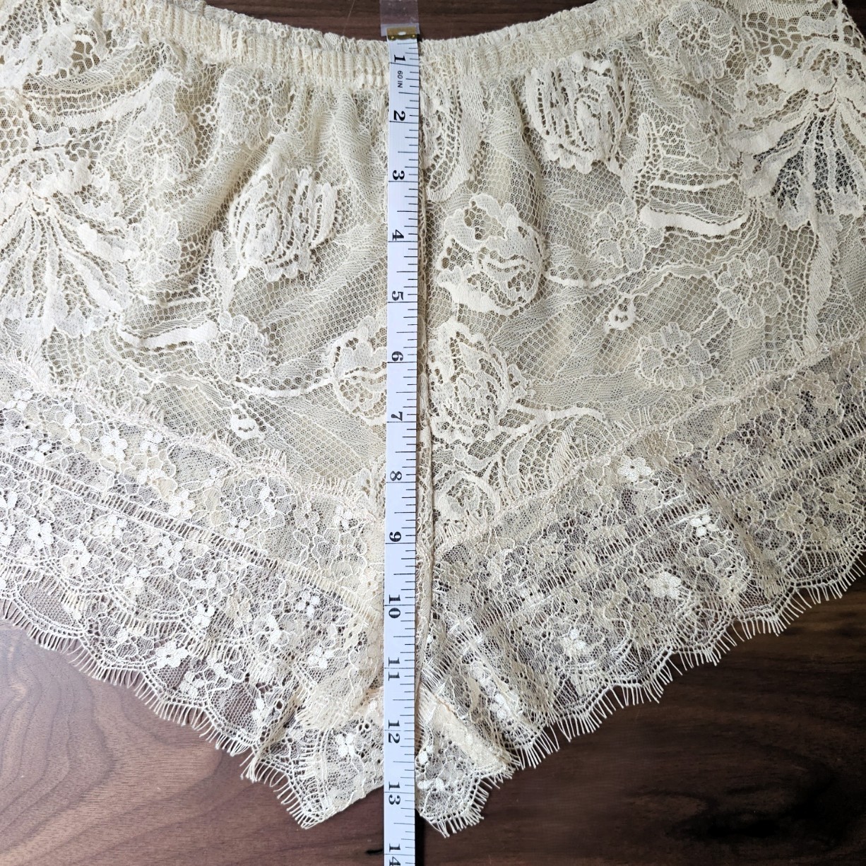 Tadashi Shoji Intimate Lace Cami Tap Shorts Pajama Set Ivory Bridal Sz XS