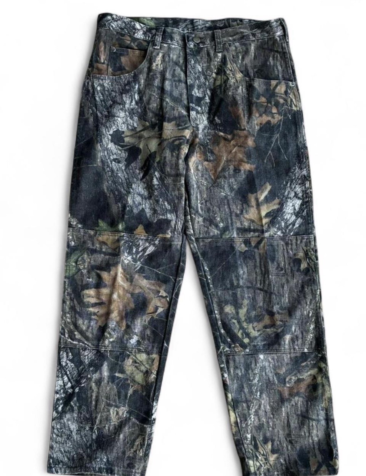Wrangler Authentics Double-Knee Camo Work Pants