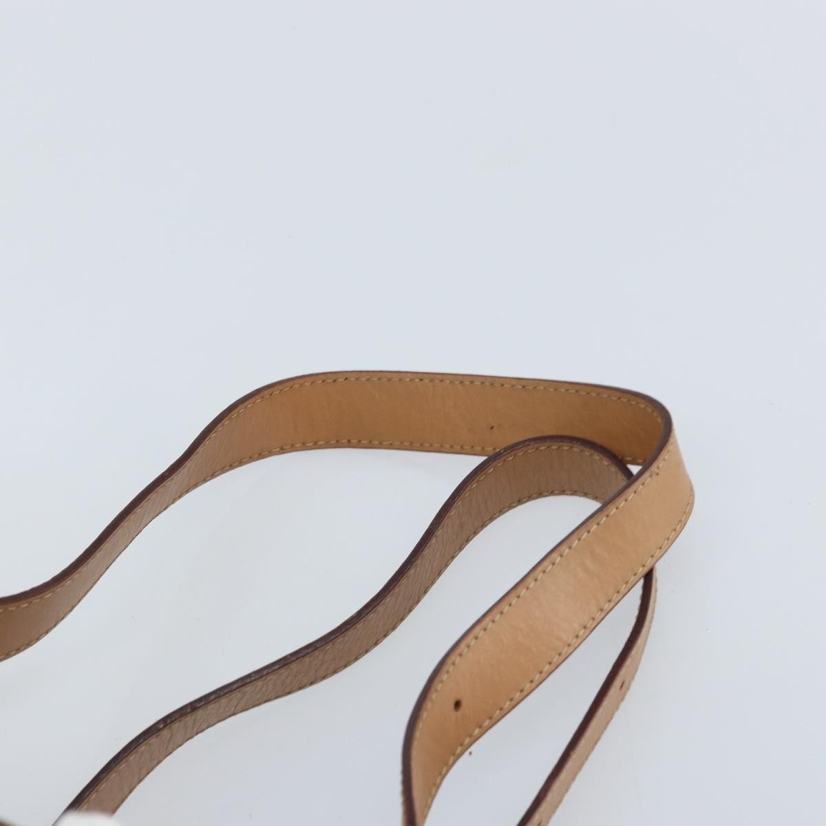 CELINE Macadam Canvas Backpack PVC Leather Brown Gold Auth SW2219