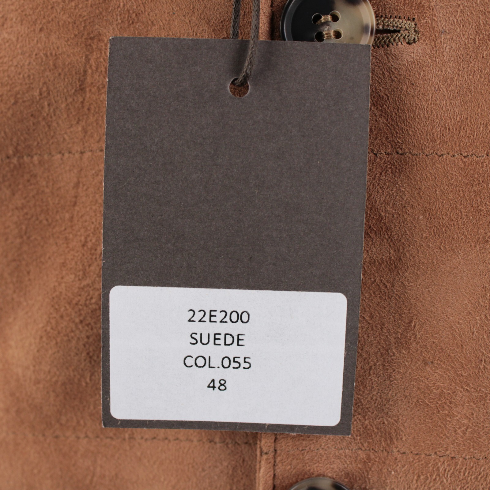 Rifugio NWD Vest / Bodywarmer Size 48 (Small US) In Light Brown Suede Handmade