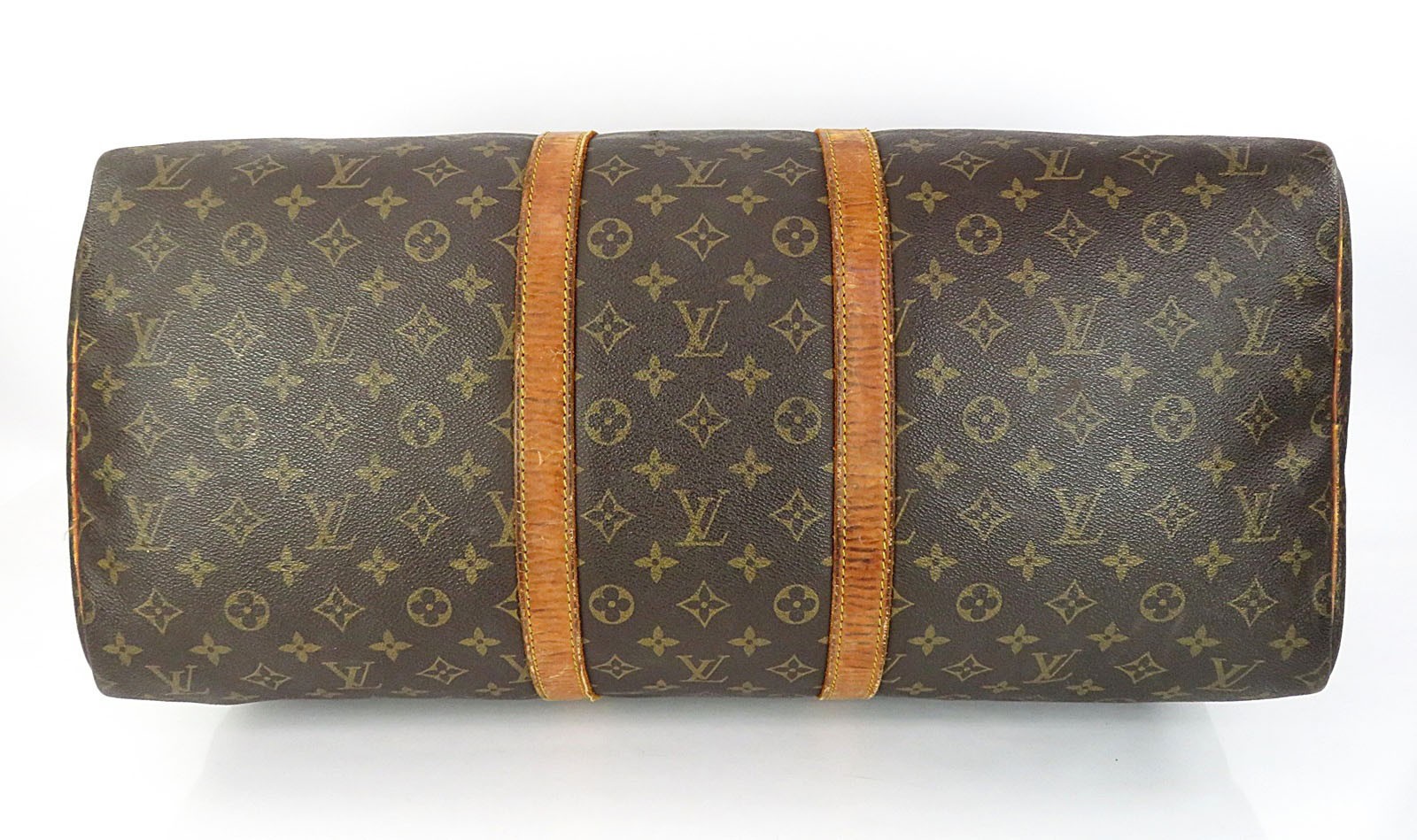 Authentic LOUIS VUITTON Keepall 55 Monogram Canvas Duffel Bag #64013