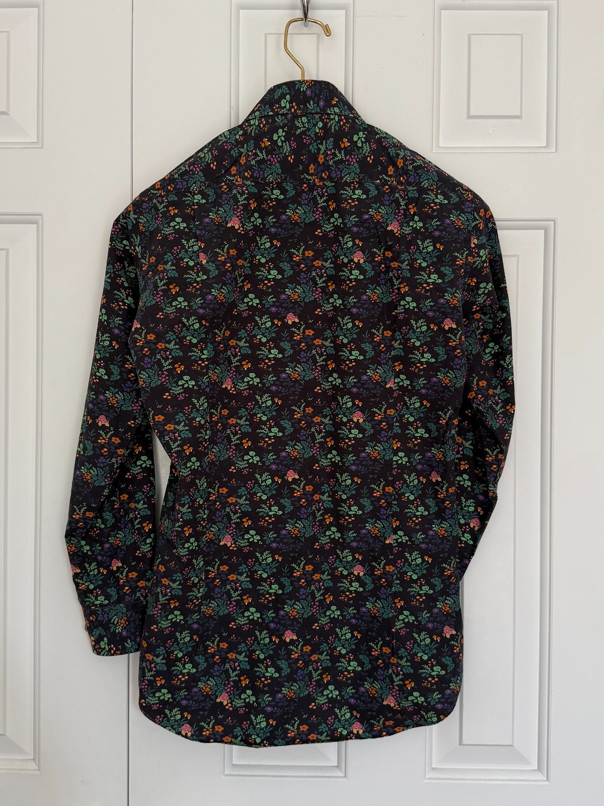 Pokemon Shirts Original Stitch Long Sleeve Button Up Parasect Venusaur Navy Blue