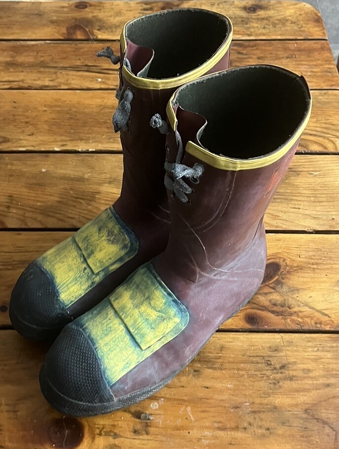 Vintage Iron Age MetaPro Steel Toe Work Boots Rare Made In USA