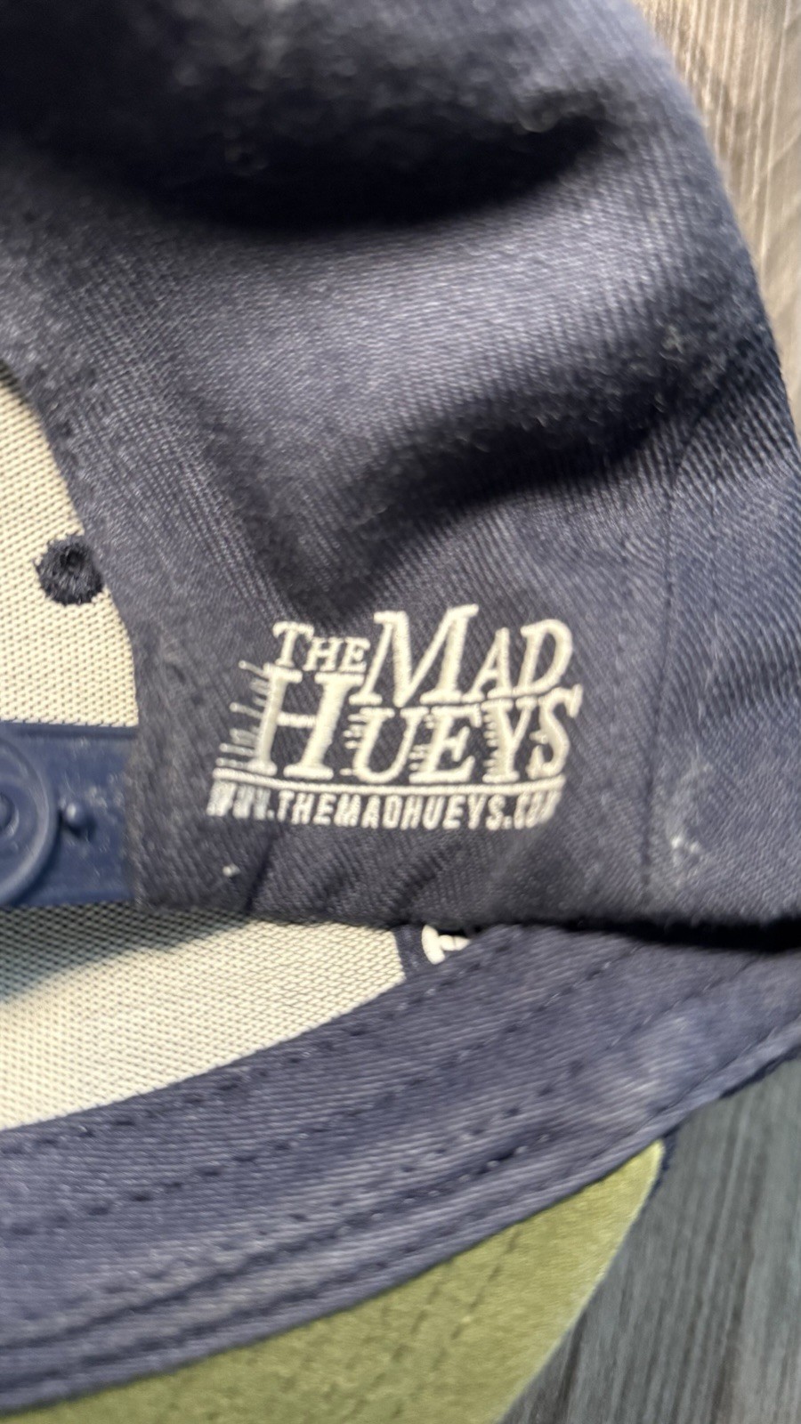 The Mad Hueys Adjustable Snapback Baseball Cap – Blue – Fishing Hat – 2015