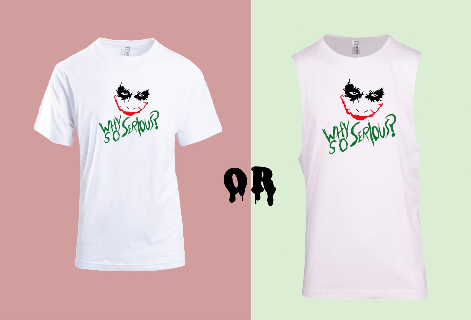 MENS WOMENS TEE TSHIRT SLEEVELESS THE JOKER WHY SO SERIOUS BATMAN COOL FAN GIFT